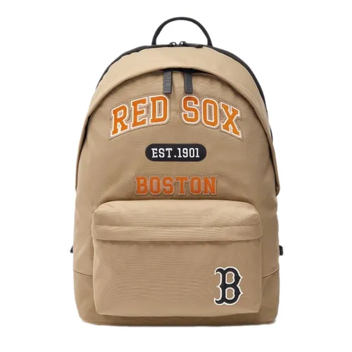 MLB Korea - Balo MLB Rectangular Varsity Nylon Backpack 3ABKM024N Màu Be - Vua Hàng Hiệu