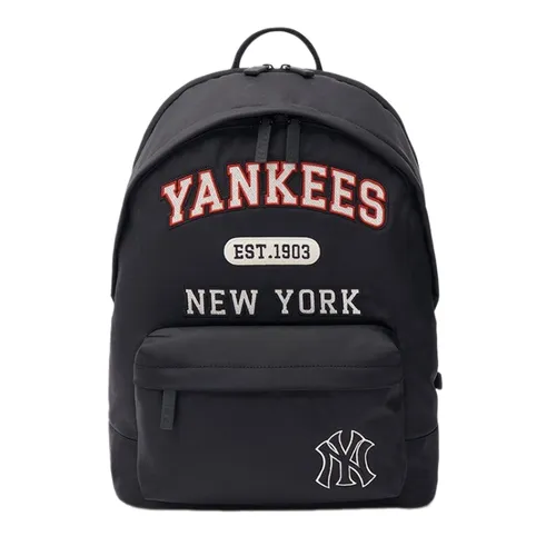 MLB Korea - Balo MLB Rectangular Varsity Nylon Backpack 3ABKM024N Màu Đen - Vua Hàng Hiệu