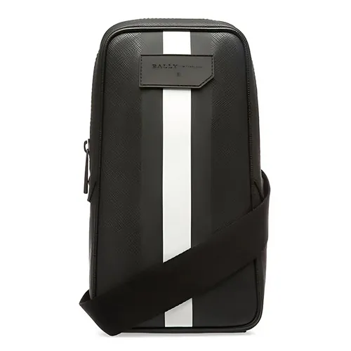 Túi xách Nam - Balo Nam Bally Men's Slingback Tanis Of Backpack Màu Đen - Vua Hàng Hiệu