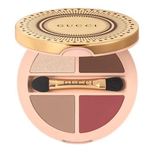 Gucci - Bảng Phấn Mắt Gucci Palette De Beauté Quatuor Eyeshadow 01 Summerina Brown - Vua Hàng Hiệu