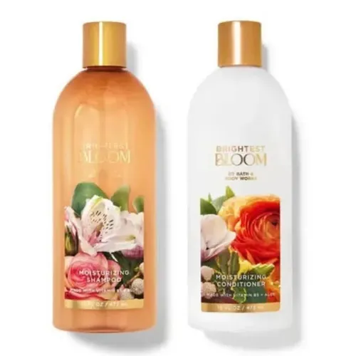 Chăm sóc tóc - Bộ Dầu Gội Và Xả Bath & Body Works Brightest Bloom Shampoo & Conditioner (473ml x 2) - Vua Hàng Hiệu