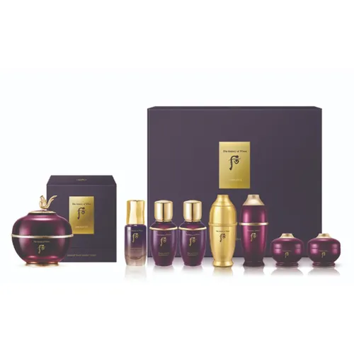 Mỹ phẩm Hàn Quốc - Bộ Dưỡng Da Kiệt Tác Hoàn Lưu Cao Whoo Imperial Youth Master Cream Special Set 8 Món - Vua Hàng Hiệu