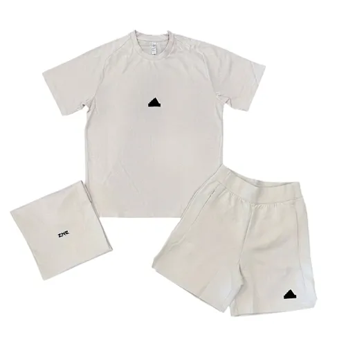 Adidas - Bộ Quần Áo Cộc Tay Nam Adidas Z.N.E. Màu Trắng Kem Size M (Form China) - Vua Hàng Hiệu