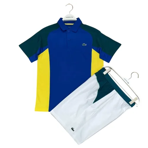 Bộ Quần Áo Cộc Tay Nam Lacoste GH9354-DH9265 Màu Xanh/Trắng Size 4 - Thời trang - Vua Hàng Hiệu