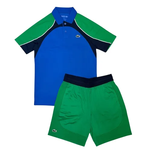 Thời trang - Bộ Quần Áo Thể Thao Nam Lacoste Men's Tennis Ultra Dry GH8950/DH8955 Màu Xanh Size 3 - Vua Hàng Hiệu