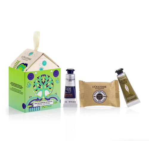 Mỹ phẩm - Bộ Sản Phẩm Cạo Râu Nam L'Occitane Men Essentials Bauble 3 Món - Vua Hàng Hiệu