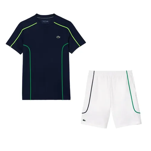 Thời trang Bộ thể thao - Bộ Thể Thao Nam Lacoste Men's Sport TH7545 166/ GH7460 51 001 Màu Xanh Trắng Size 4 - Vua Hàng Hiệu