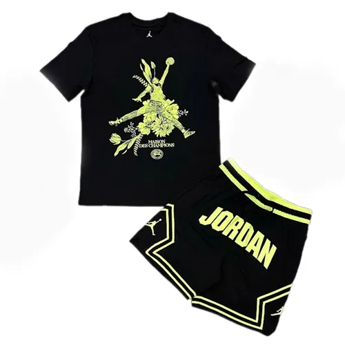 Bộ Thể Thao Nam Nike Air Jordan Sport Dri Fit FZ1929 010/FV8612 100 Màu Xanh - Đen Size M