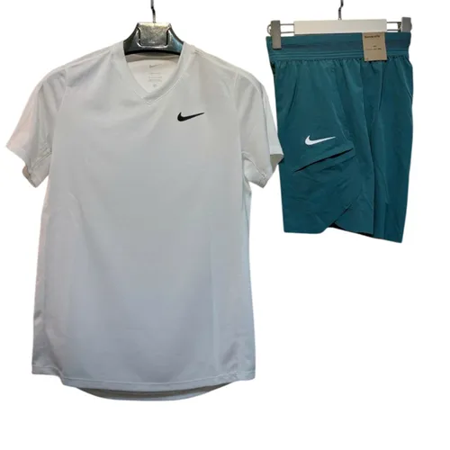 Bộ Thể Thao Nam Nike Dri-FIT Victory Màu Xanh Trắng Size S (Form Á) - Thời trang - Vua Hàng Hiệu