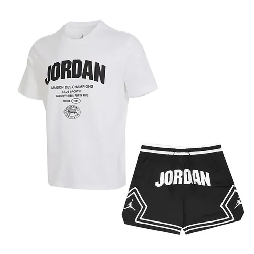 Nike - Bộ Thể Thao Nam Nike Jordan Sport Men's Dri-FIT Màu Đen Trắng Size XL - Vua Hàng Hiệu