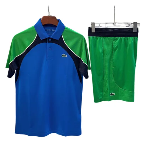Thời trang - Bộ Thể Thao Nam Tennis/ Pickleball Lacoste Men's Shorts Ultra Dry Stretch Material Màu Xanh - Vua Hàng Hiệu