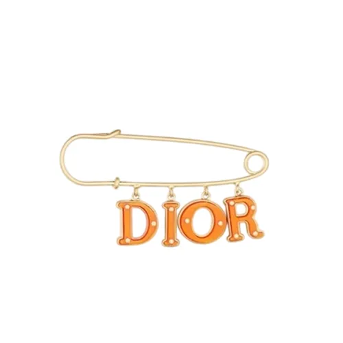 Cài Áo Nữ Dior Logo Brooch V0930DVOPL_D372 Màu Vàng/Cam Size S - Phụ kiện - Vua Hàng Hiệu