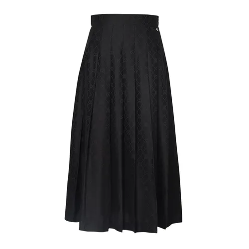 Thời trang Nữ Đen - Chân Váy Nữ Chester Charles With Logo In Black CW602IL0457B0 Màu Đen Size S - Vua Hàng Hiệu