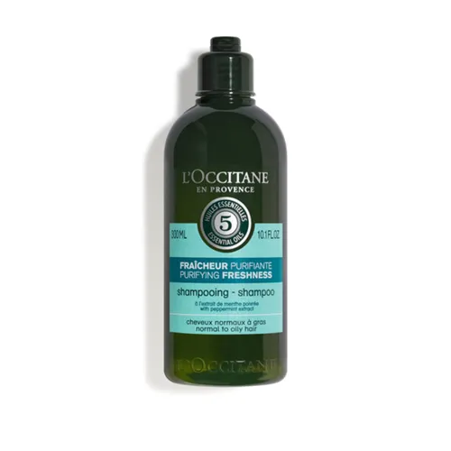 Dầu Gội Thanh Lọc Dành Cho Da Đầu Dầu L'Occitane Purifying Freshness Shampoo 300ml - Chăm sóc tóc - Vua Hàng Hiệu