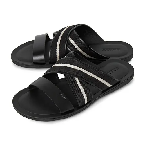 Dép Nam Bally Men's Sandals SASHA O 00 Màu Đen Size 39