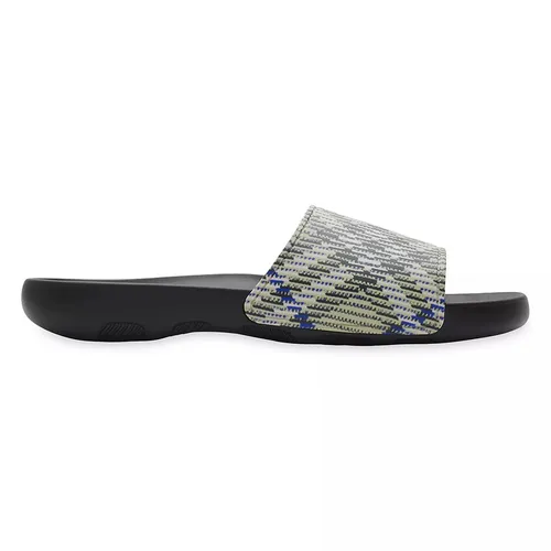 Dép - Dép Nam Burberry Dive Slide Check Black Màu Đen Be Size 39 - Vua Hàng Hiệu