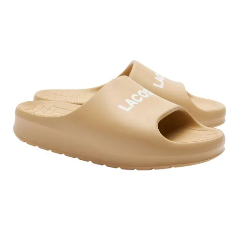 Dép Lacoste - Dép Nữ Lacoste Serve Slide 2.0 124 1 CFA LT BRW/LT BRW 747CFA0020 CJ2 Màu Be Size 36 - Vua Hàng Hiệu