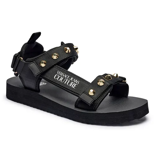Dép Sandal Nam Versace Jeans Couture 78YA3S7C Màu Đen Size 39