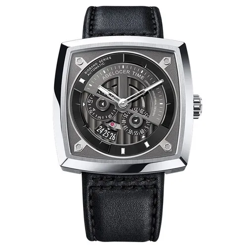 Đồng hồ - Đồng Hồ Nam Agelocer BigBang 5602A1 Màu Đen - Vua Hàng Hiệu