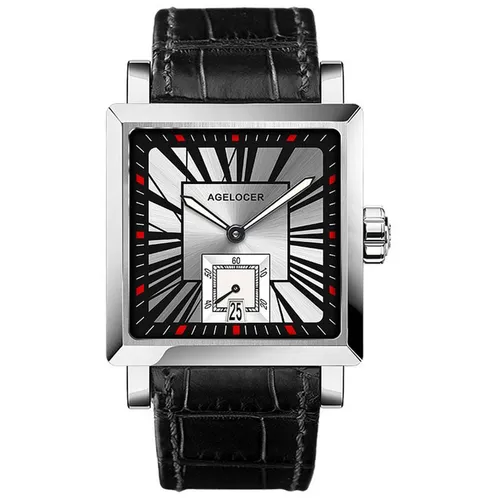 Đồng hồ - Đồng Hồ Nam Agelocer Codex 3301A1 Màu Đen - Vua Hàng Hiệu