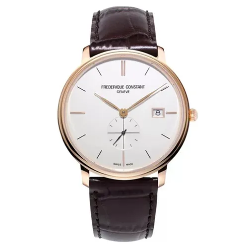 Đồng Hồ Nam Frederique Constant Slimline FC-245V5S4 Màu Nâu Nâu Trắng