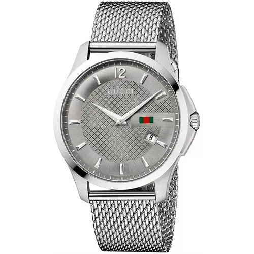 Đồng hồ Nam - Đồng Hồ Nam Gucci YA126301 Timeless Swiss Watch 40mm Màu Xám - Vua Hàng Hiệu