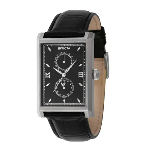Đồng hồ - Đồng Hồ Nam Invicta Quartz 46857 Vintage GMT Black Màu Đen - Vua Hàng Hiệu