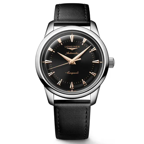 Đồng hồ - Đồng Hồ Nam Longines Conquest Heritage L1.650.4.52.2 L16504522 Màu Đen - Vua Hàng Hiệu
