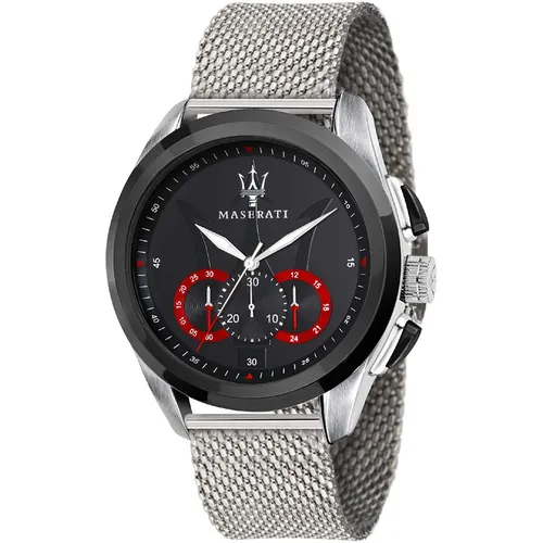 Đồng hồ Nam - Đồng Hồ Nam Maserati Watch For Men R8873612005 Màu Bạc Đen - Vua Hàng Hiệu