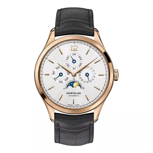 Đồng Hồ Nam Montblanc Heritage 112535 Chronométrie Quantième 40 Màu Đen - Vàng Hồng