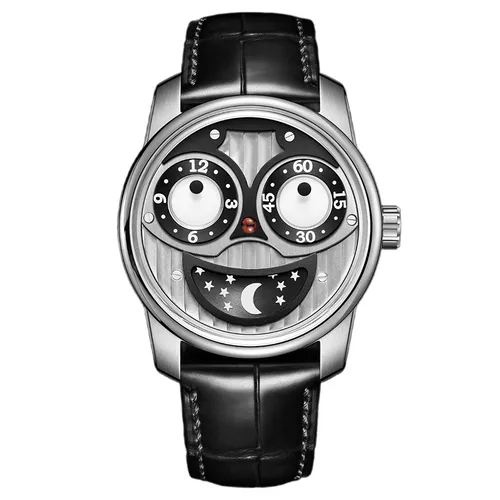 Đồng hồ - Đồng Hồ Nam Oblvlo Jm-Bob Watches Màu Đen - Bạc - Vua Hàng Hiệu