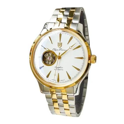 Đồng hồ - Đồng Hồ Nam Olym Pianus Watch OP99141-71AGSK-T Màu Demi (Bạc/Vàng) - Vua Hàng Hiệu