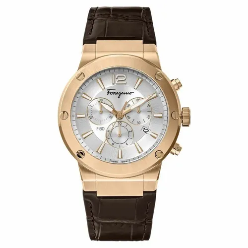 Đồng hồ - Đồng Hồ Nam Salvatore Ferragamo F-80 Firenze Chronograph Quartz Watch SFEX00419 Màu Nâu - Vua Hàng Hiệu