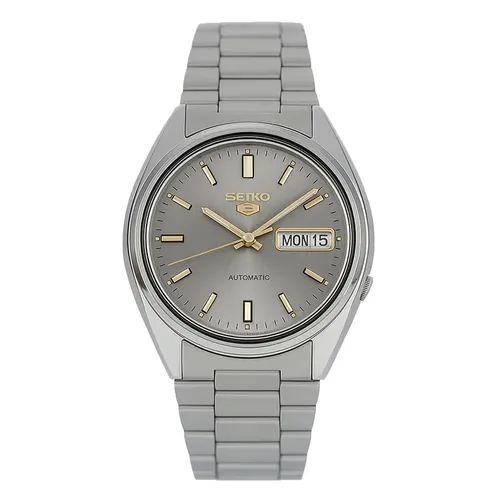 Đồng hồ Nam Máy Automatic (Tự động) - Đồng Hồ Nam Seiko 5 Automatic SNXS75 Màu Xám - Vua Hàng Hiệu