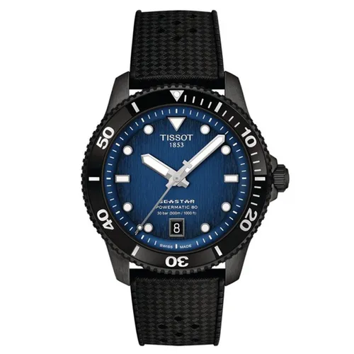 Đồng Hồ Nam Tissot Automatic T120.807.37.041.00 Seastar Powermatic 80 Deep Blue Màu Xanh