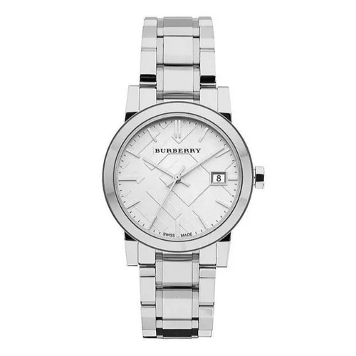 Đồng hồ Burberry - Đồng Hồ Nữ Burberry The City Swiss Stainless Watch BU9100 Màu Bạc - Vua Hàng Hiệu
