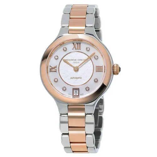 Đồng Hồ Nữ Frederique Constant Automatic FC-306WHD3ER2B Màu Vàng Hồng/Bạc