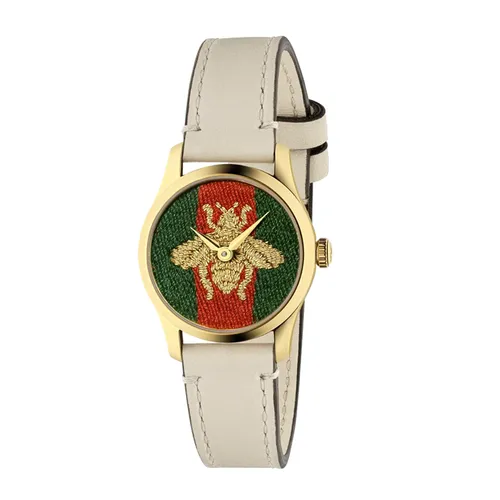 Đồng hồ - Đồng Hồ Nữ Gucci G-Timeless Quartz YA1265009 Watch Màu Xanh Green - Vua Hàng Hiệu