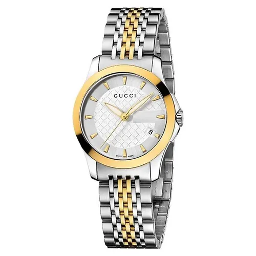 Đồng hồ - Đồng Hồ Nữ Gucci Quartz YA126511 G-Timeless Màu Trắng - Vàng - Vua Hàng Hiệu