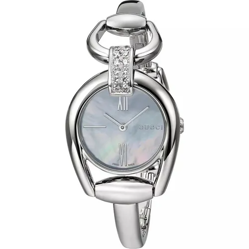 Gucci - Đồng Hồ Nữ Gucci YA139504 Horsebit Collection Diamond Màu Bạc - Vua Hàng Hiệu