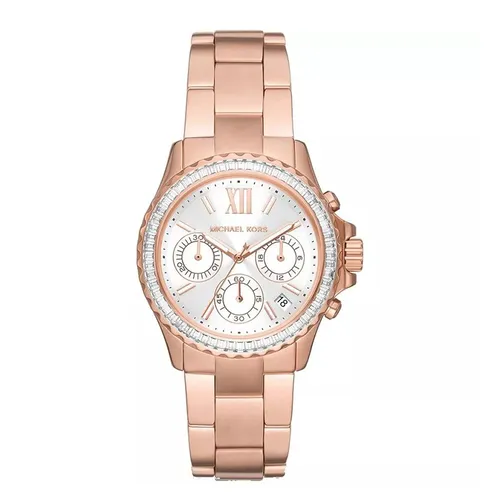 Đồng Hồ Nữ Michael Kors Everest Chronograph Watch MK7213 Màu Vàng Hồng - Đồng hồ - Vua Hàng Hiệu