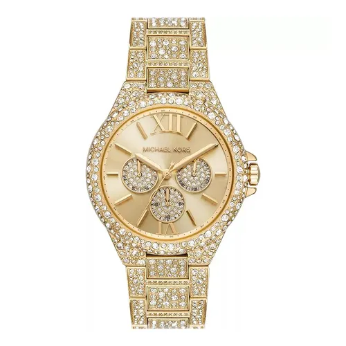 Đồng Hồ Nữ Michael Kors Camille Multifunction Gold-Tone Stainless Steel Watch MK6958 Màu Vàng Gold