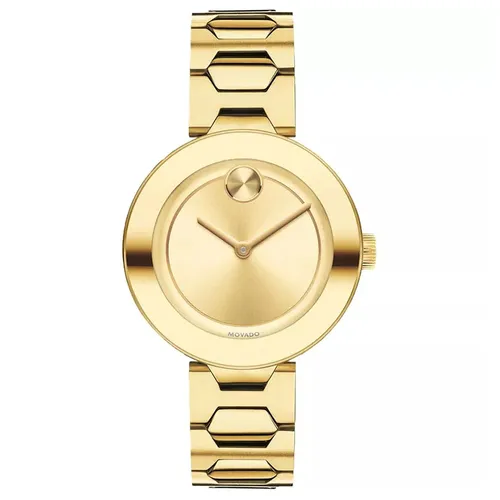 Đồng hồ Vàng - Đồng Hồ Nữ Movado Quartz Bold 3600382 Màu Vàng - Vua Hàng Hiệu