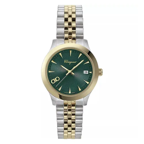 Đồng Hồ Nữ Salvatore Ferragamo Duo Watch Màu Xanh
