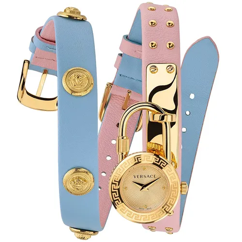 Đồng Hồ Nữ Versace Medusa Lock Icon Leather Watch VEDW00219 Phối Màu