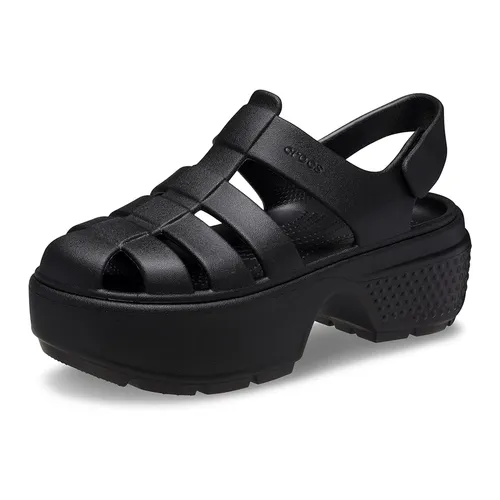 Giày - Giày Unisex Crocs Stomp Fisherman Lightweight Flexible 360-Degree Comfort Màu Đen Size 37 - Vua Hàng Hiệu