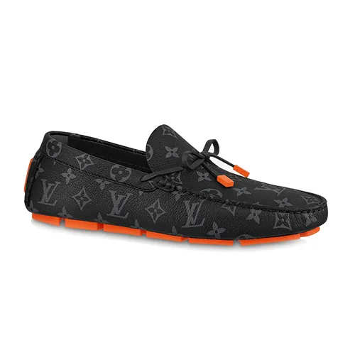 Giày Lười Nam Louis Vuitton LV Driver Mocassin 1AAF3E Black Màu Đen - Giày - Vua Hàng Hiệu