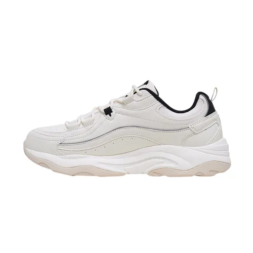 Giày Sneaker Unisex Fila Ray Wave Beige 1RM02726G-120 Màu Be Trắng Size 10 US