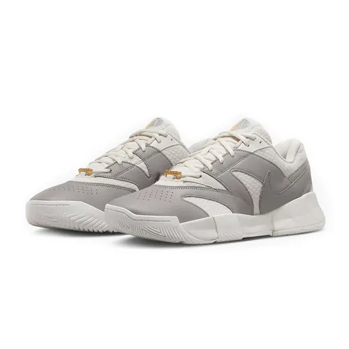 Giày Tennis/Pickleball Nike Court Lite 4 Premium Gold Flair Pack FZ1220-001 Màu Xám Size 39