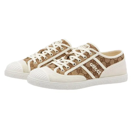 Giày Thể Thao Gucci GG Canvas In Beige Ebony 759055 FAC19 9756 Màu Beige Size 39